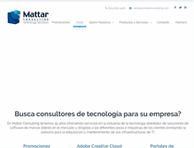 Tablet Screenshot of mattarconsulting.com
